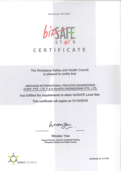 BizSafe Star